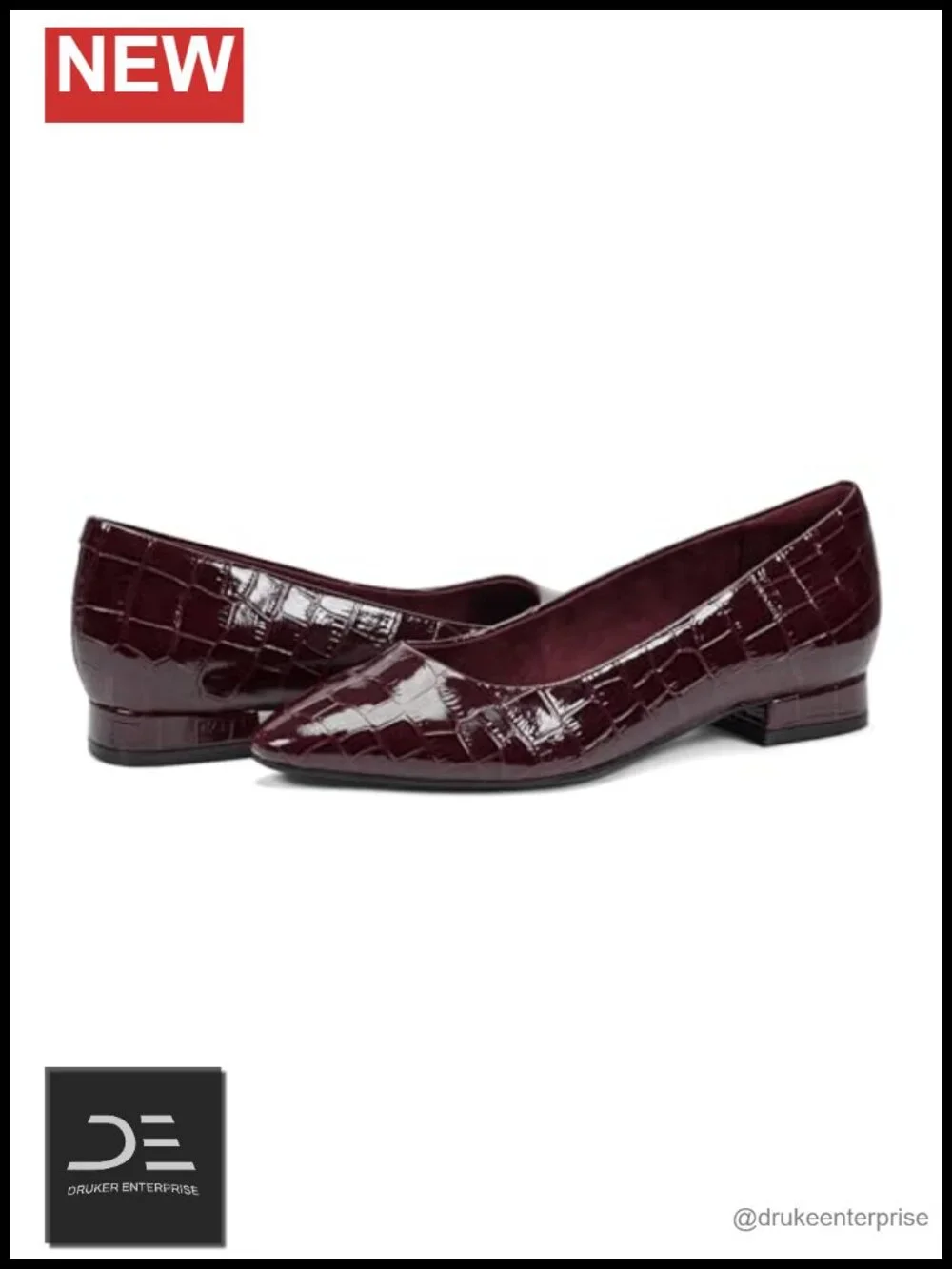 Rockport Women's Tessa Ballet Flats - Soft Leather, Arch Support, Cushioned